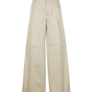 Club Monaco Light Tan Wide Leg Chinos
